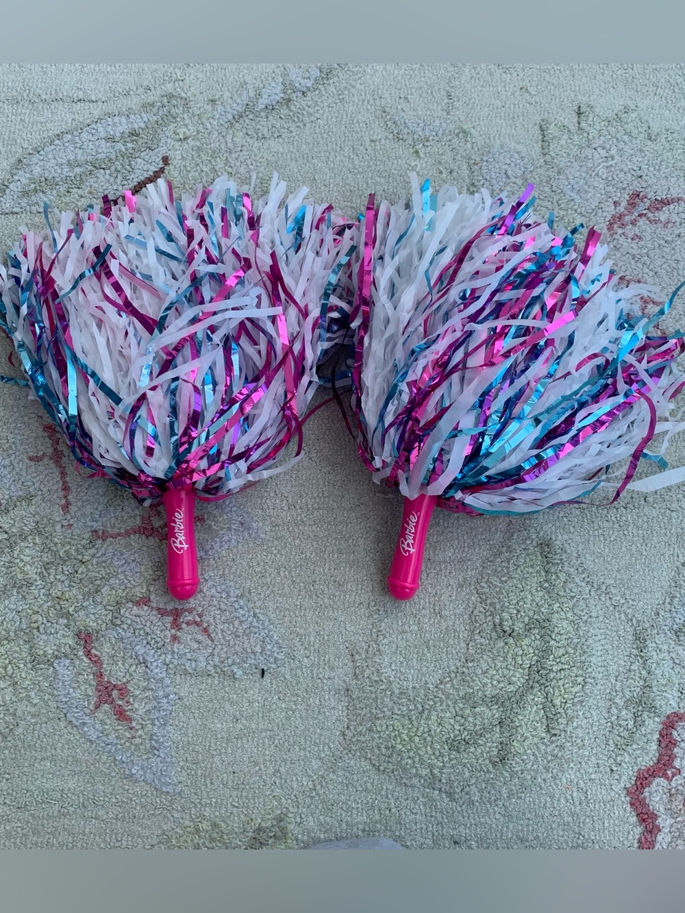 Vintage Y2K Official Barbie x Kess Ice Pom Poms